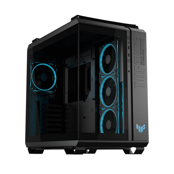 Asus TUF Gaming GT502 Horizon With Pre-Installed ARGB Fans Black Modular ATX Dual Chamber Case