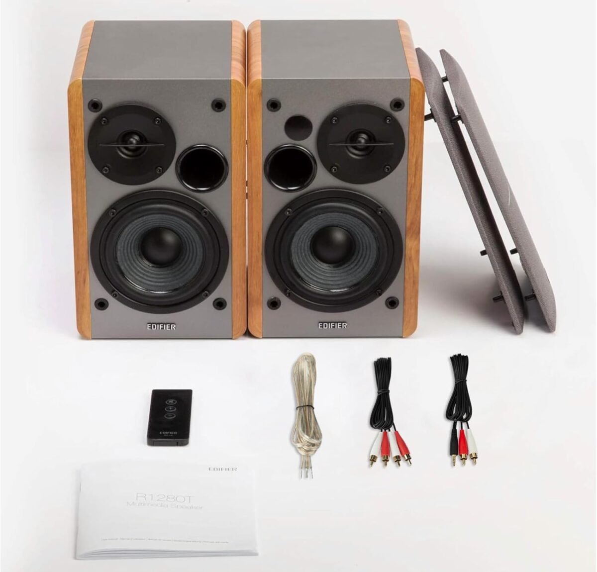 Edifier R1280T Powered Bookshelf Speakers - 2.0 Active Near Field Studio Monitor Speaker - Image 4