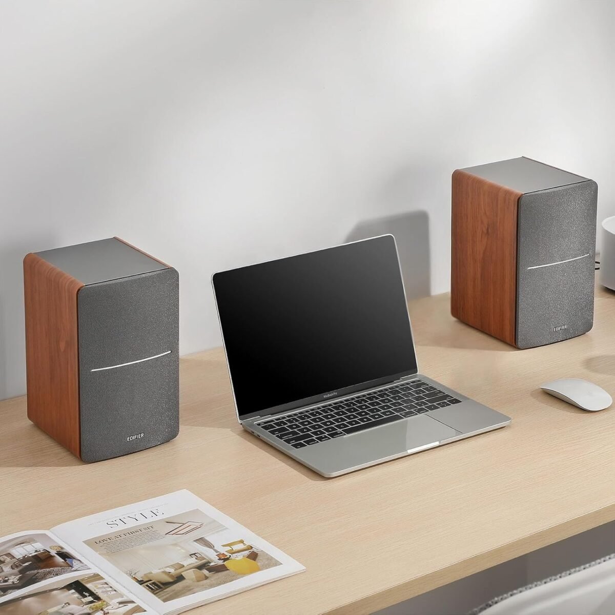 Edifier R1280T Powered Bookshelf Speakers - 2.0 Active Near Field Studio Monitor Speaker - Image 5