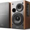 Edifier R1280T Powered Bookshelf Speakers - 2.0 Active Near Field Studio Monitor Speaker