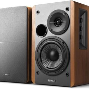 Edifier R1280T Powered Bookshelf Speakers - 2.0 Active Near Field Studio Monitor Speaker