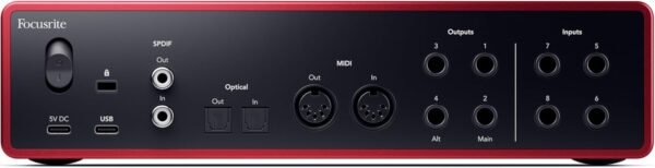 Focusrite Scarlett 18i16 4th Gen USB Audio Interface Studio Quality Music Production High-Fidelity