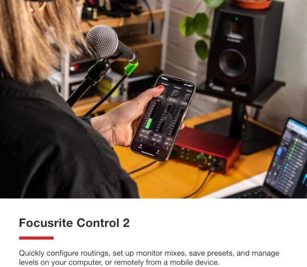 Focusrite Scarlett 18i16 4th Gen USB Audio Interface Studio Quality Music Production High-Fidelity