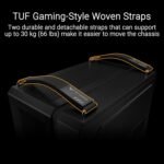 Asus TUF Gaming GT502 Horizon With Pre-Installed ARGB Fans Black Modular ATX Dual Chamber Case White - Image 8