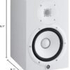 YAMAHA HS8 8-Inch Powered Studio Monitor White Pair