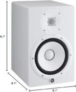 YAMAHA HS8 8-Inch Powered Studio Monitor White Pair - Image 2