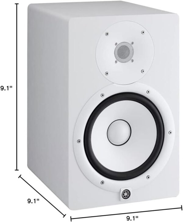 YAMAHA HS8 8-Inch Powered Studio Monitor White Pair