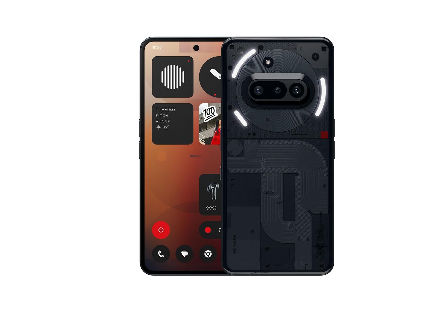 Nothing 3a Nothing Phone (3a) Smartphone, 6.77" 120Hz AMOLED Display, 50MP Triple Camera System - Image 1