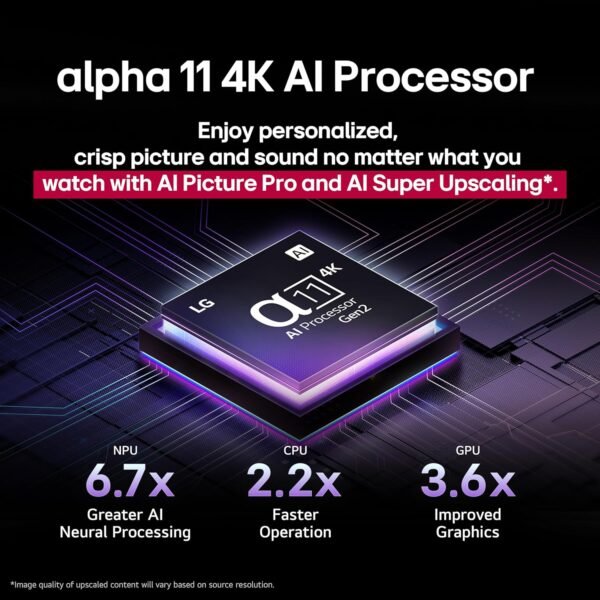 LG 83-Inch Class OLED evo AI 4K G5 Series Smart TV OLED83G5WUA, 2025 Alexa Built-in Dolby Atmos, Dolby Vision, HDR10