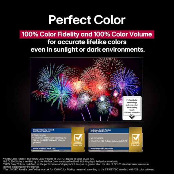 LG 83-Inch Class OLED evo AI 4K G5 Series Smart TV OLED83G5WUA, 2025 Alexa Built-in Dolby Atmos, Dolby Vision, HDR10