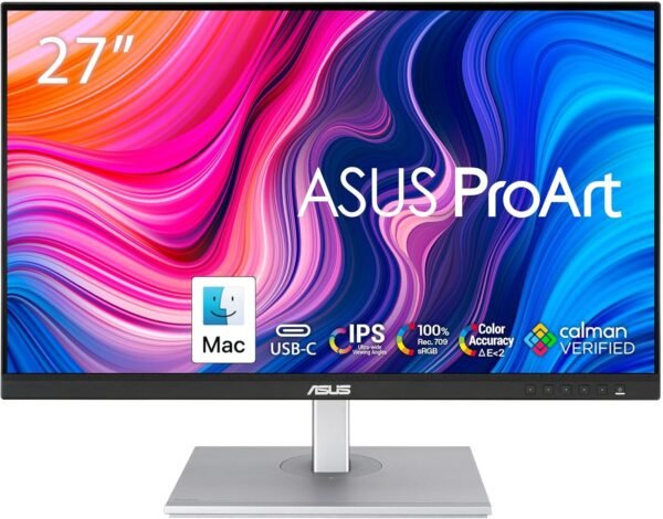 ASUS ProArt Display 27" Monitor PA278CV - WQHD 2560 x 1440, IPS, 100% sRGB