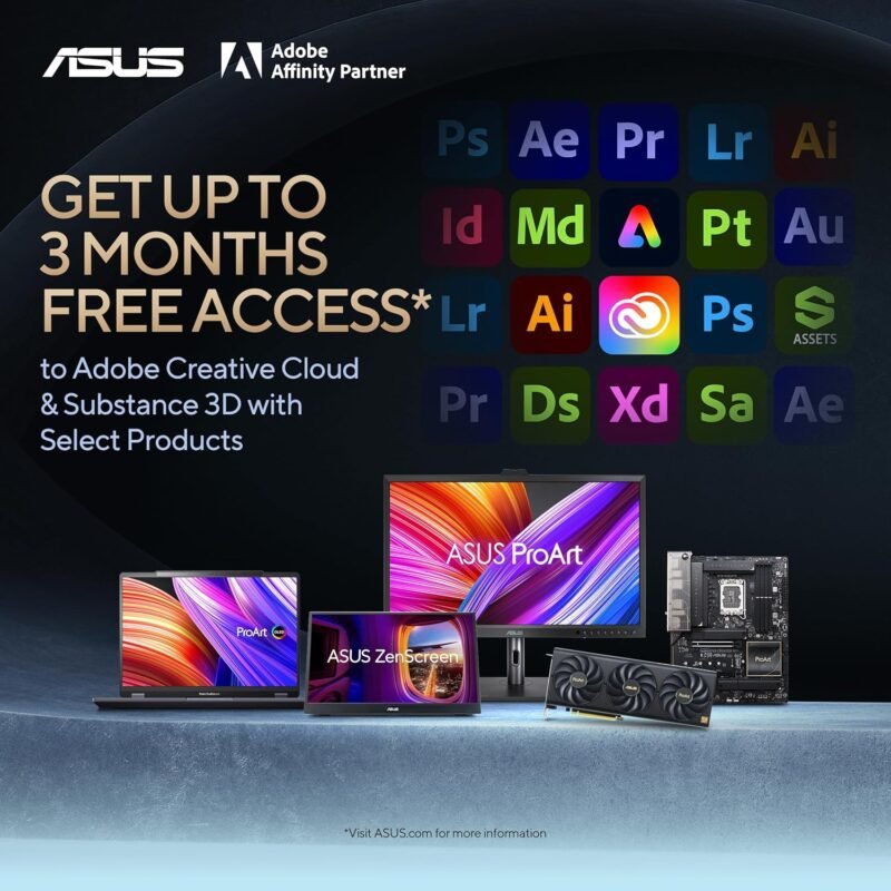 ASUS ProArt Display 27" Monitor PA278CV - WQHD 2560 x 1440, IPS, 100% sRGB