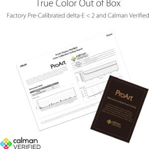 ASUS ProArt Display 27" Monitor PA278CV - WQHD 2560 x 1440, IPS, 100% sRGB