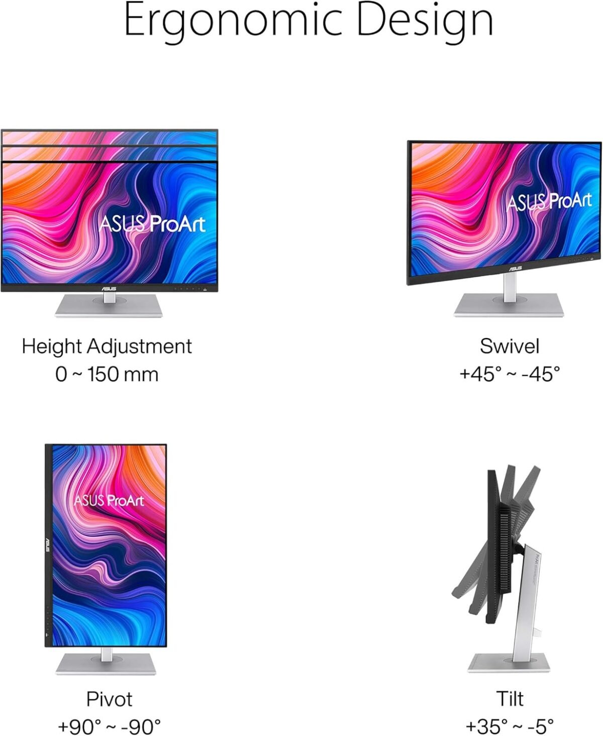 ASUS ProArt Display 27" Monitor PA278CV - WQHD 2560 x 1440, IPS, 100% sRGB - Image 9