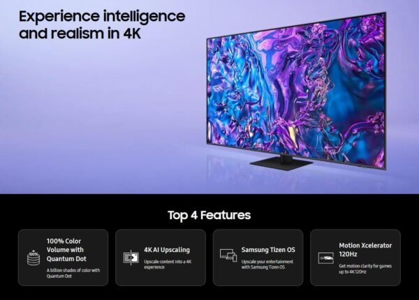 Samsung 65 Inch QLED TV, Q70D, 4K-2024