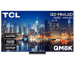 TCL 85-Inch Class 85QM8K Series QD-Mini LED 4K UHD Google Smart TV 144hz, 288hz VRR, No Bezel Design