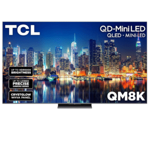 TCL 85-Inch Class 85QM8K Series QD-Mini LED 4K UHD Google Smart TV 144hz, 288hz VRR, No Bezel Design