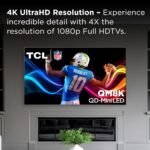 TCL 85-Inch Class 85QM8K Series QD-Mini LED 4K UHD Google Smart TV 144hz, 288hz VRR, No Bezel Design - Image 6