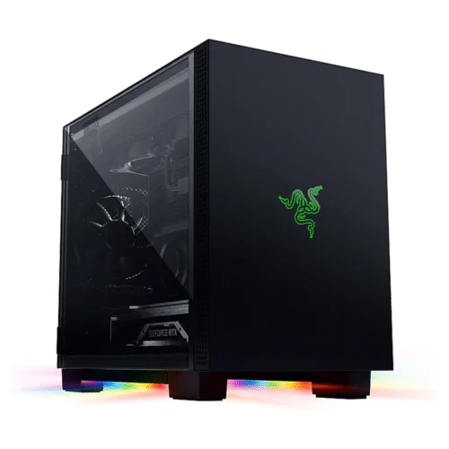 Razer case Razer Tomahawk Gaming Case - Dual-Sided Tempered Glass-Mini-ITX