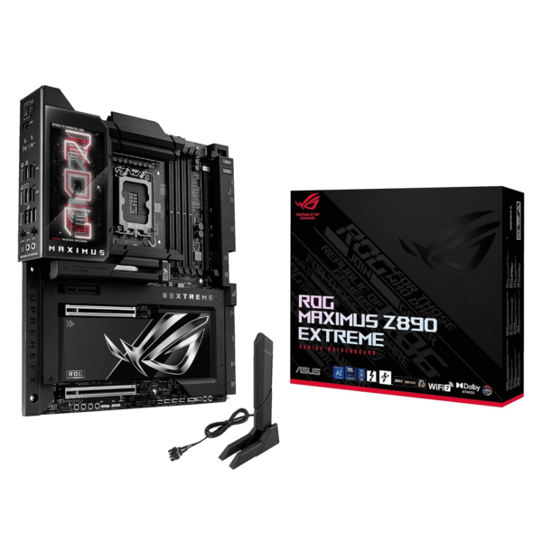 ASUS ROG MAXIMUS Z890 EXTREME WIFI7 Intel Z890 LGA 1851 E-ATX motherboard, Advanced AI & Bluetooth PC-ready