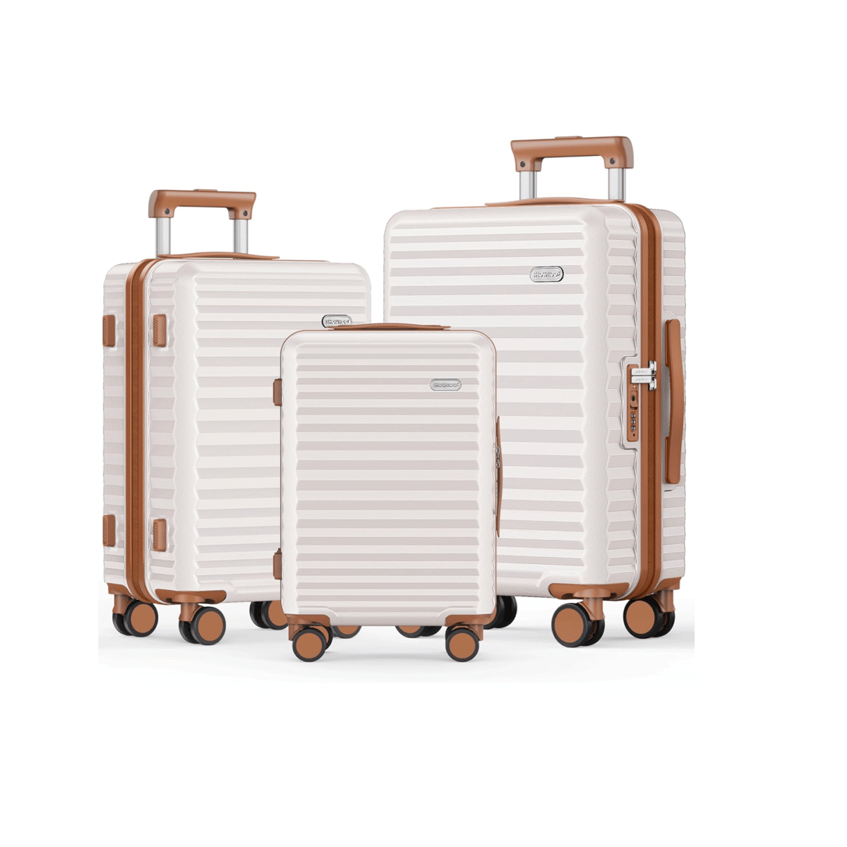 SHOWKOO Luggage Sets Of 3 | 20'' 24''28''| Suitcase Hardside Expandable - Image 2
