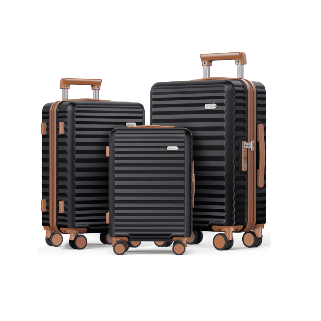 SHOWKOO Luggage Sets Of 3 | 20” 24…