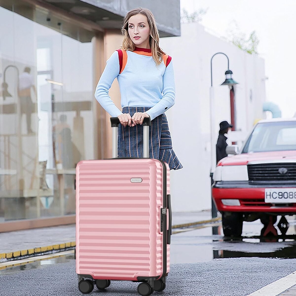 SHOWKOO Luggage Sets Of 3 | 20'' 24''28''| Suitcase Hardside Expandable - Image 10