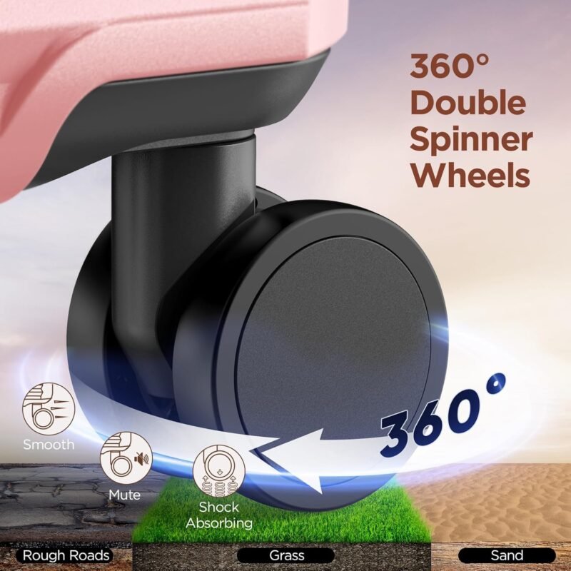 SHOWKOO Luggage Sets Of 3 | 20'' 24''28''| Suitcase Hardside Expandable