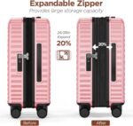 SHOWKOO Luggage Sets Of 3 | 20'' 24''28''| Suitcase Hardside Expandable - Image 6