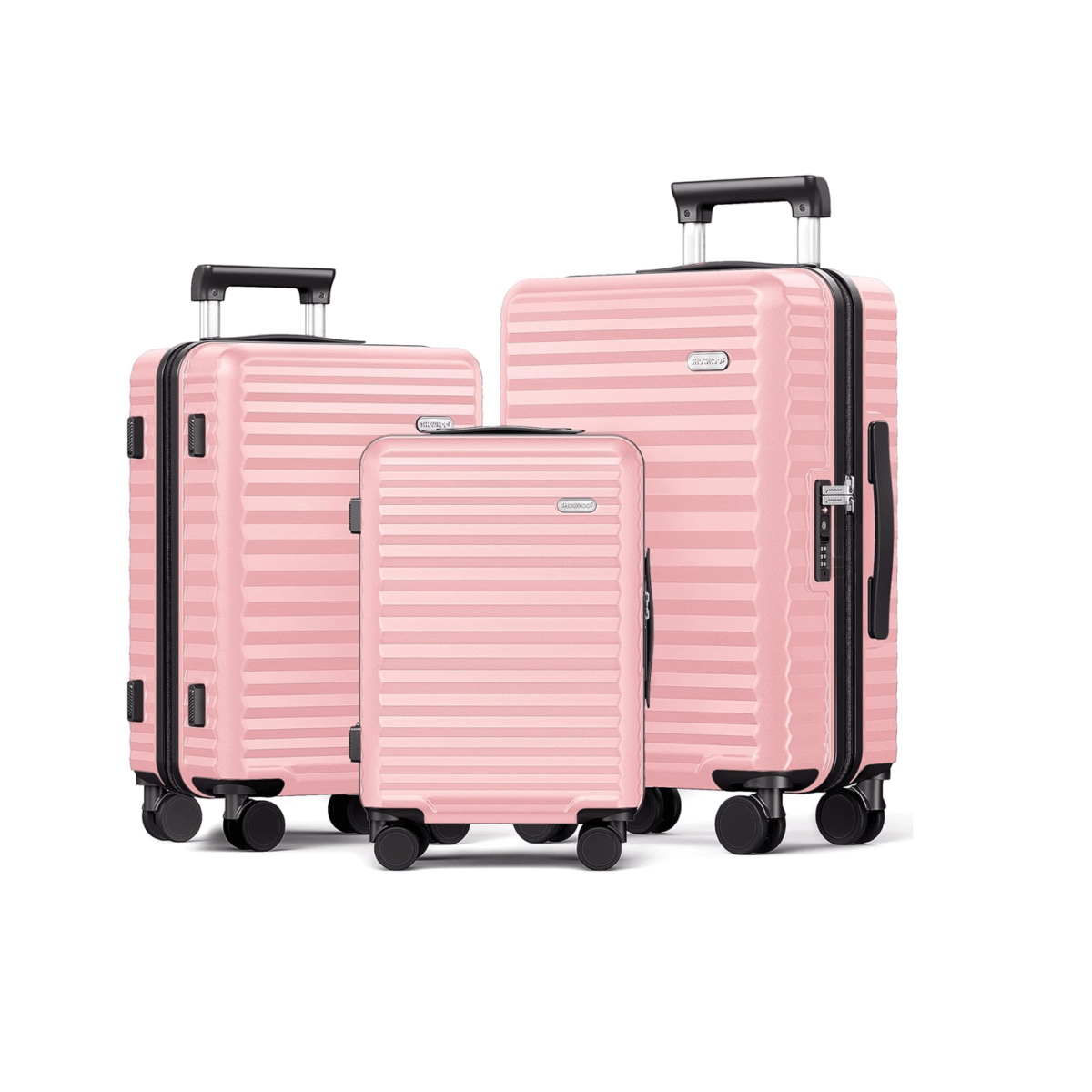 SHOWKOO Luggage Sets Of 3 | 20'' 24''28''| Suitcase Hardside Expandable - Image 2