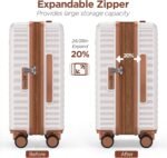 SHOWKOO Luggage Sets Of 3 | 20'' 24''28''| Suitcase Hardside Expandable - Image 6