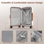 SHOWKOO Luggage Sets Of 3 | 20'' 24''28''| Suitcase Hardside Expandable - Image 4