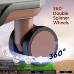 SHOWKOO Luggage Sets Of 3 | 20'' 24''28''| Suitcase Hardside Expandable Green - Image 6