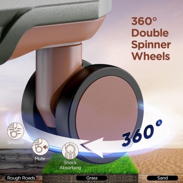 SHOWKOO Luggage Sets Of 3 | 20'' 24''28''| Suitcase Hardside Expandable Green