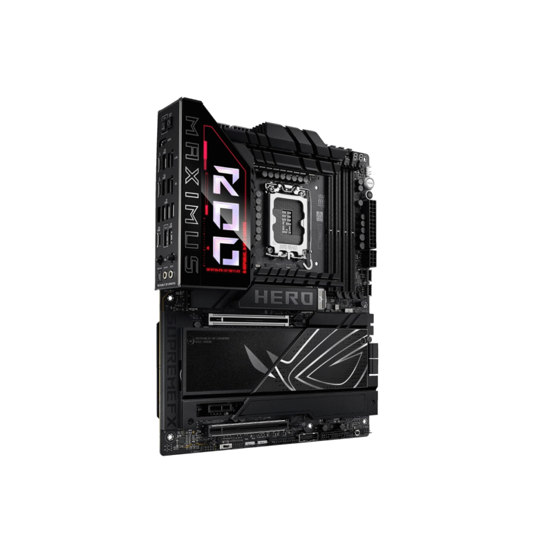 ASUS ROG Maximus Z890 Hero Intel Z890 LGA 1851 ATX Motherboard, Advanced AI PC-Ready, 22+2+1+2 Stages, DDR5, WiFi 7, 3X PCIe® 5.0