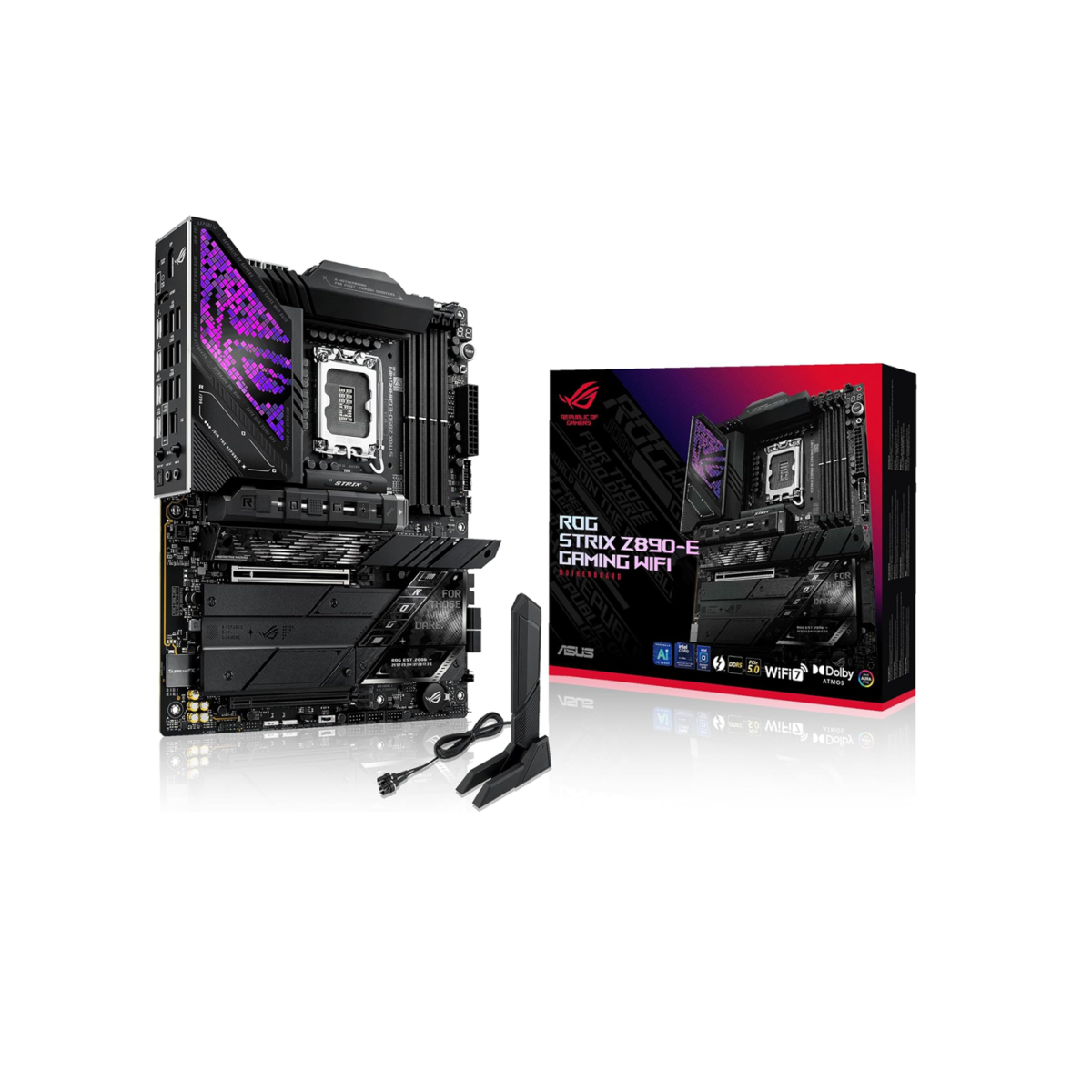 ASUS ROG Strix Z890-E Gaming WiFi7 Intel Z890 LGA 1851 ATX Motherboard - Image 3