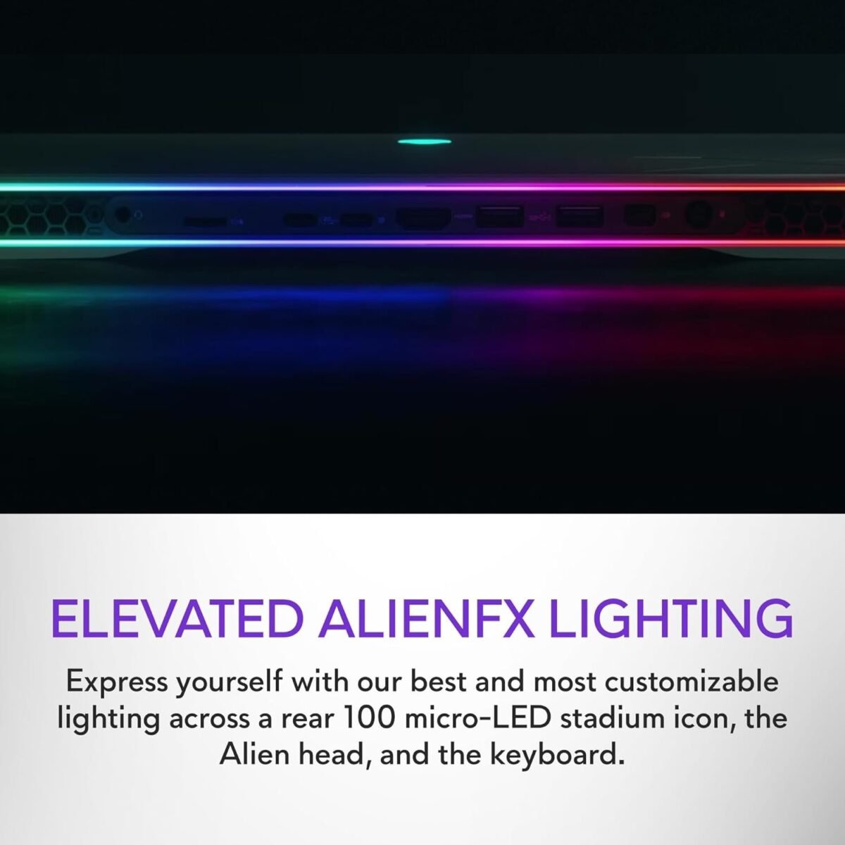 Alienware X16 R2 Gaming Laptop - 16-inch QHD+ 240Hz 3ms Display, Intel Core Ultra 7-155H, 16GB LPDDR5X RAM, 1TB SSD, NVIDIA GeForce RTX 4070 8GB GDDR6 - Image 3