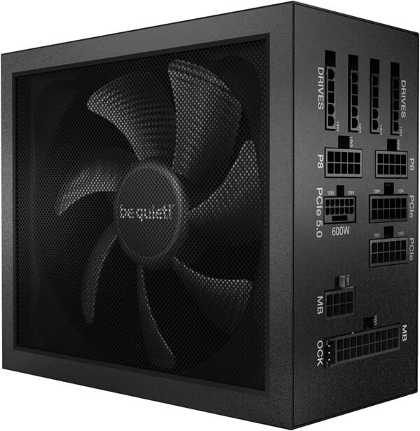 be quiet! Dark Power 13 1000W Quiet Performance Power Supply | 80 Plus Titanium Efficiency | ATX 3.1| PCIe 5 | Modular | BN661