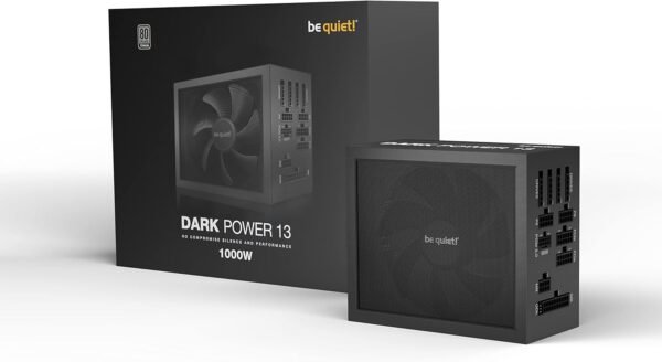 be quiet! Dark Power 13 1000W Quiet Performance Power Supply | 80 Plus Titanium Efficiency | ATX 3.1| PCIe 5 | Modular | BN661