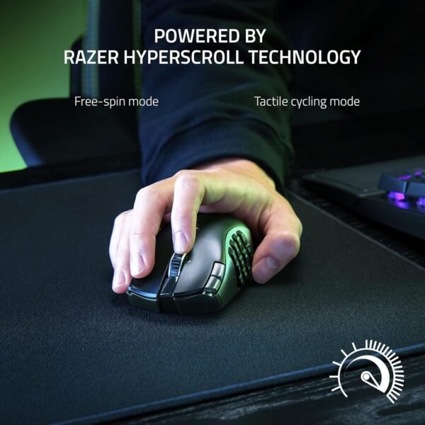 Razer Naga V2 Hyper Speed Wireless MMO Gaming Mouse