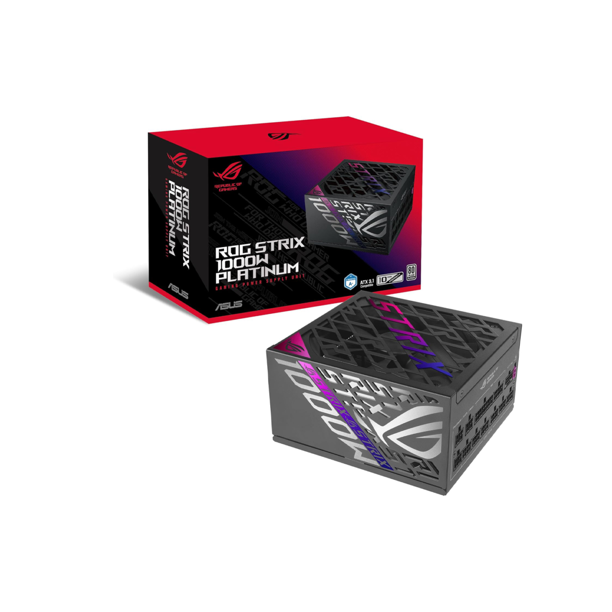 ASUS ROG Strix 1000W Platinum (Fully Modular Power Supply, 80 Plus Platinum Certified, ATX 3.1 - Image 23