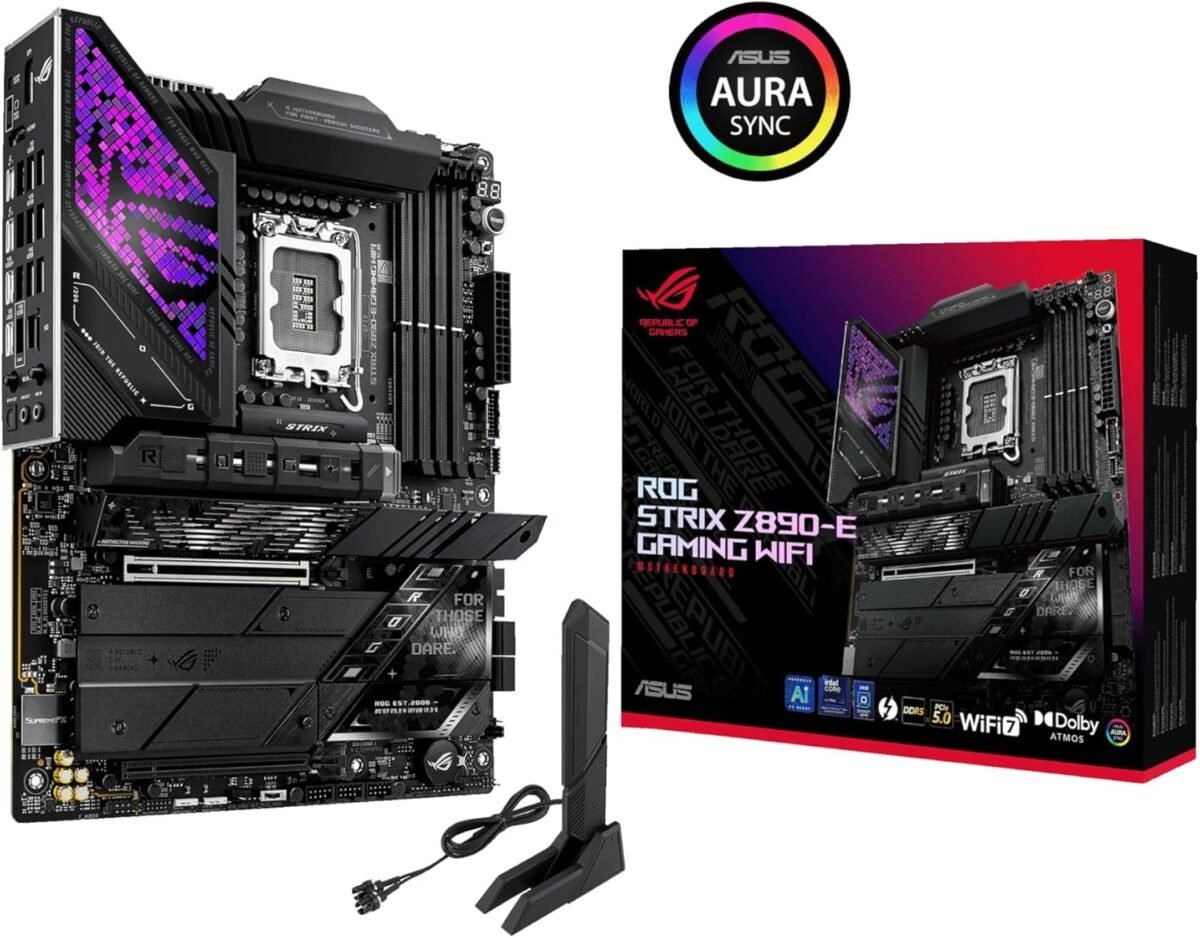 ASUS ROG Strix Z890-E Gaming WiFi7 Intel Z890 LGA 1851 ATX Motherboard - Image 4