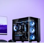 JONSBO TK-3 Black  ATX Mid Tower Pc Case With One-Piece Curved Glass - Image 5