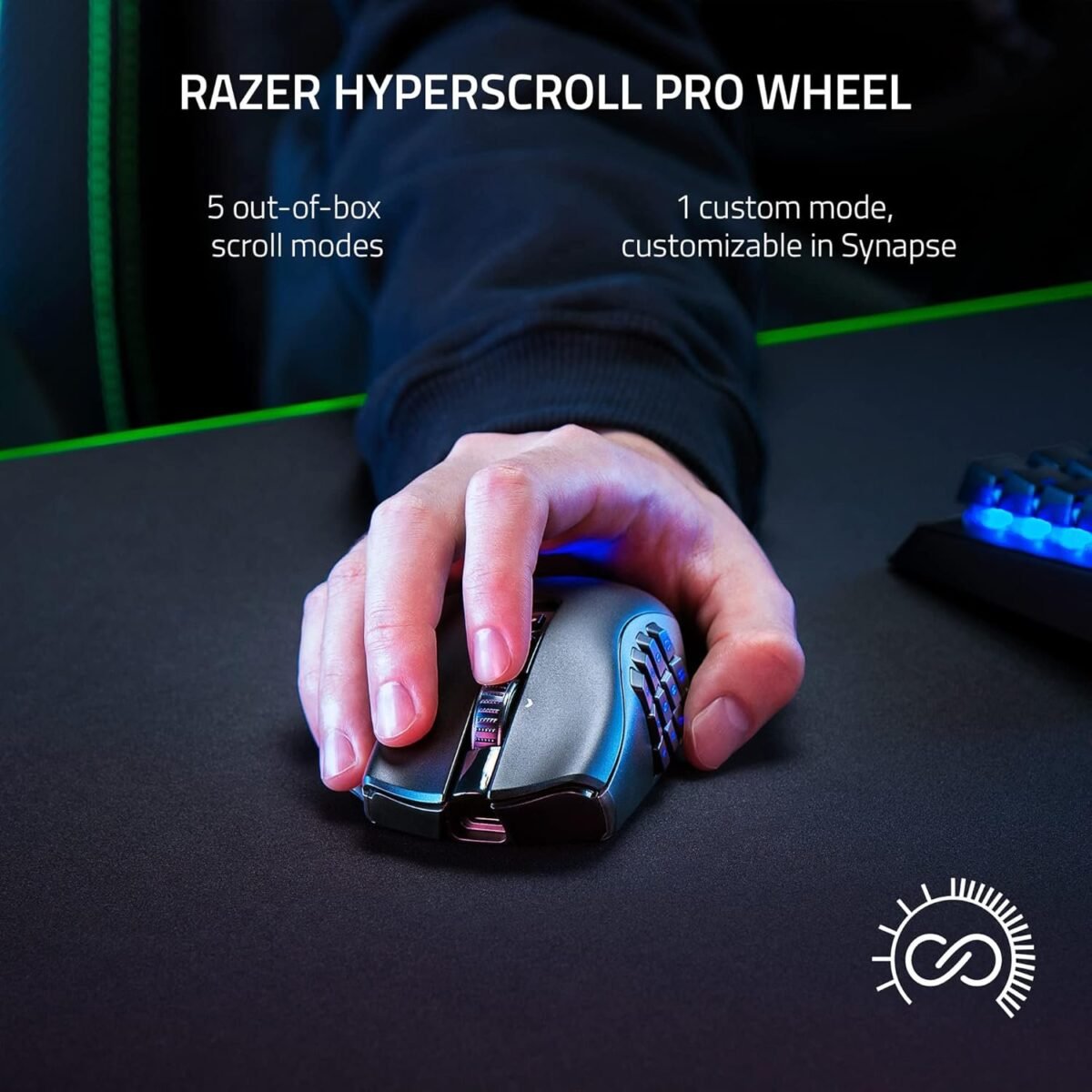 Razer Naga V2 Pro Wireless MMO Gaming Mouse - Image 7