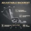 Gaming Chair, 400 lbs Adult Chair, High Back Computer Chair with Footrest and Linked Armrests, Office Video Game Chair with Lumbar Support