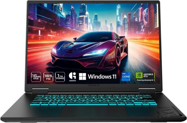 GIGABYTE - Gaming A16 Gaming Laptop - 165Hz 1920x1200 WUXGA - NVIDIA GeForce RTX 5060 - Intel i7-13620H - 1TB SSD with 16GB DDR5 RAM