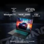 GIGABYTE - Gaming A16 Gaming Laptop - 165Hz 1920x1200 WUXGA - NVIDIA GeForce RTX 5060 - Intel i7-13620H - 1TB SSD with 16GB DDR5 RAM - Image 5