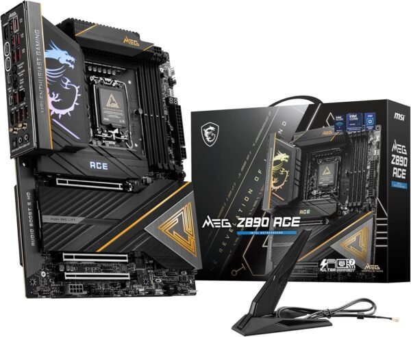 MSI MEG Z890 ACE Gaming Motherboard  Intel Processors, LGA 1851, DDR5, PCIe 5.-Support Core Ultra Series 2