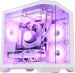 HELLOLAND Ocean of Stars Gaming PC Desktop - AMD Ryzen 7 7700 8-Core 3.8 GHz- RTX 5060 8GB- 32GB DDR5 RAM 6000MHz-1TB PCIe SSD - Image 3