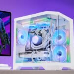 HELLOLAND Ocean of Stars Gaming PC Desktop - AMD Ryzen 7 7700 8-Core 3.8 GHz- RTX 5060 8GB- 32GB DDR5 RAM 6000MHz-1TB PCIe SSD - Image 4